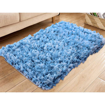 Ivy Bronx Dossantos Abstract Gray Cobalt Blue Turquoise Indoor Outdoor Area Rug Reviews Wayfair