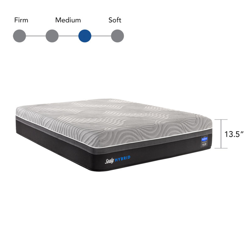 Sealy Hybrid Performance Copper Ii 13 5 Plush Mattress Wayfair Sealy Hybrid Performance Copper Ii 13 5 Plush Mattress