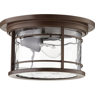 Best Amethyst 1-Light Outdoor Flush Mount By Millwood Pines Outdoor Lighting Amethyst 1-Light Outdoor Flush Mount By Millwood Pines Outdoor Lighting