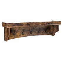 Wooden Board Hook Rack High Alloy Vintage