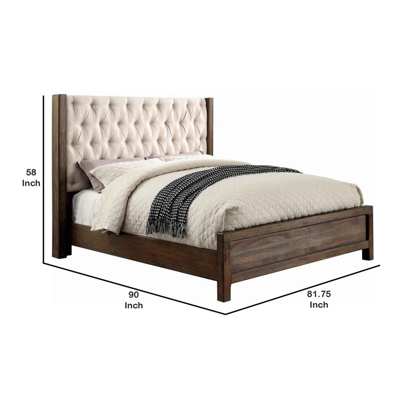Canora Grey Dunia California King Upholstered Platform Bed Wayfair