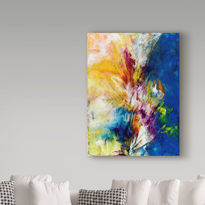 Trademark Art Do It With Flair Acrylic Painting Print On Wrapped Canvas Wayfair