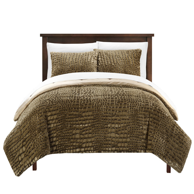Union Rustic Ostrowski 3 Piece Comforter Set Reviews Wayfair