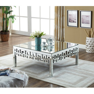 Luong Mirrored Coffee Table by Everly Quinn