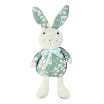 The Holiday Aisle Country Floral Easter Rabbit Spring Decoration
