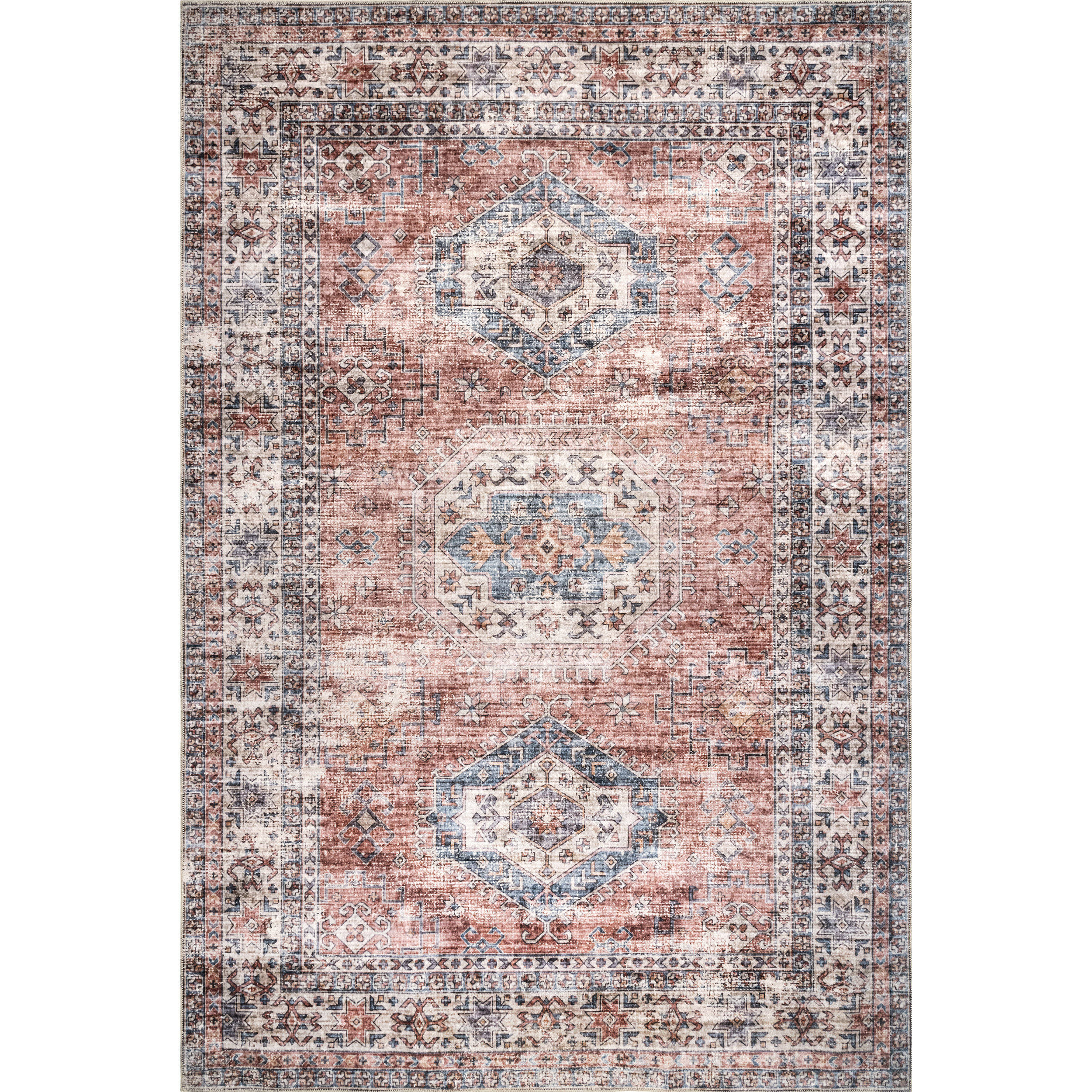 3' 3 X 4' 7 Ivory Super Area Rugs Updated Persian Medallion Area Rug 