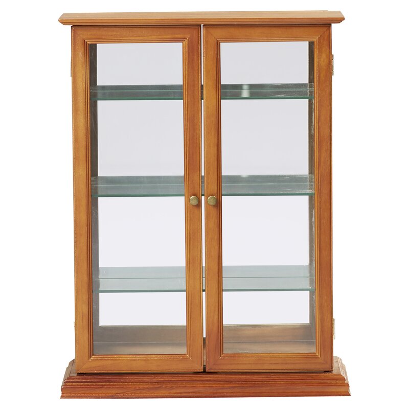 Denya Wall Mounted Curio Cabinet Reviews Allmodern