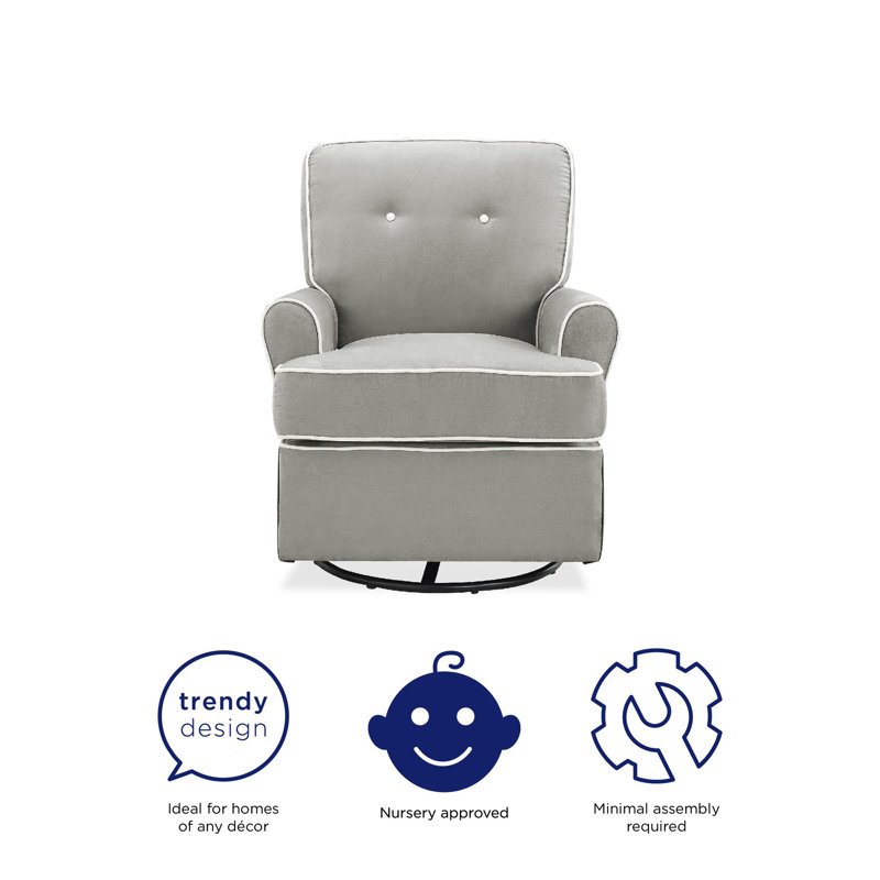 baby relax tinsley swivel glider