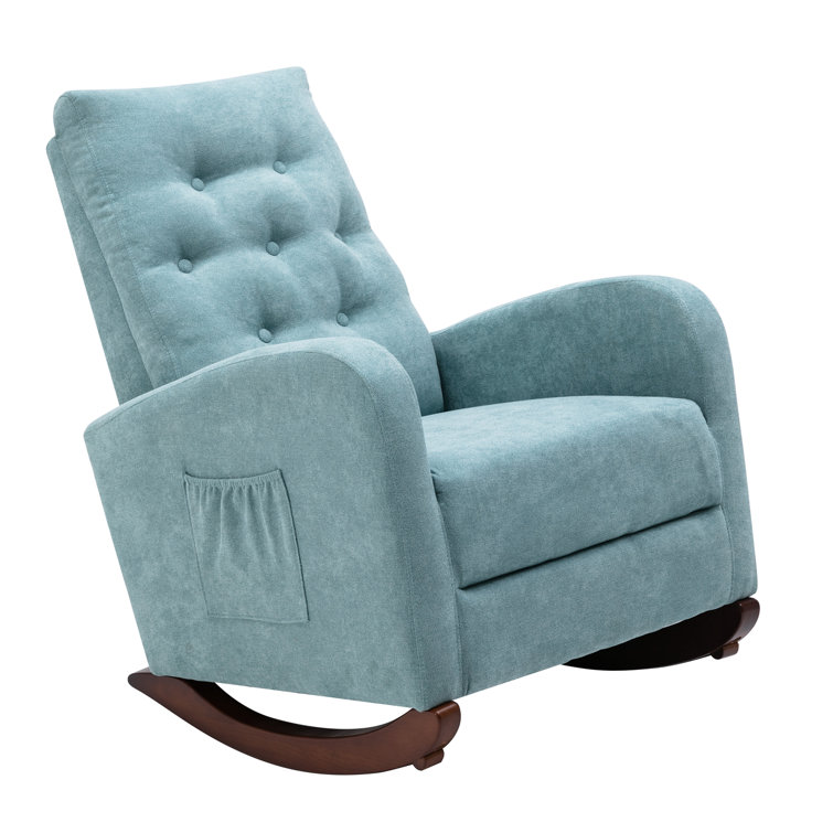 wingback nursery rocker