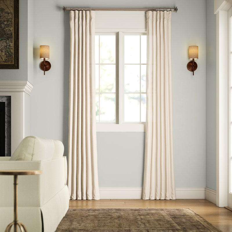 Bagwell Velvet Solid Color Room Darkening Thermal Rod Pocket Single Curtain Panel Reviews Birch Lane