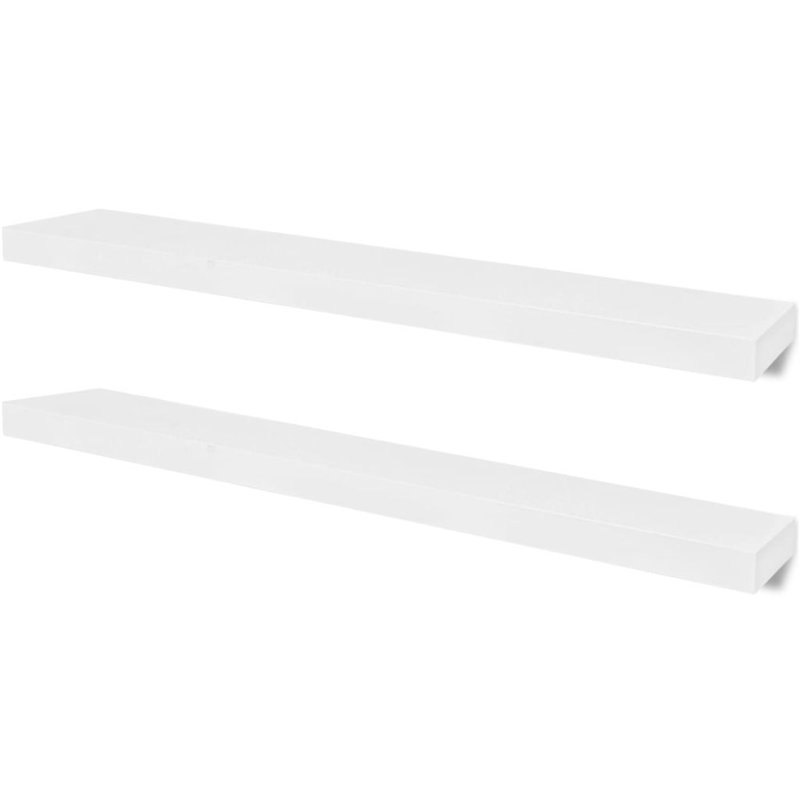 Latitude Run Ayin 2 Piece Rectangle Manufactured Wood Floating Shelf With Set Reviews Wayfair