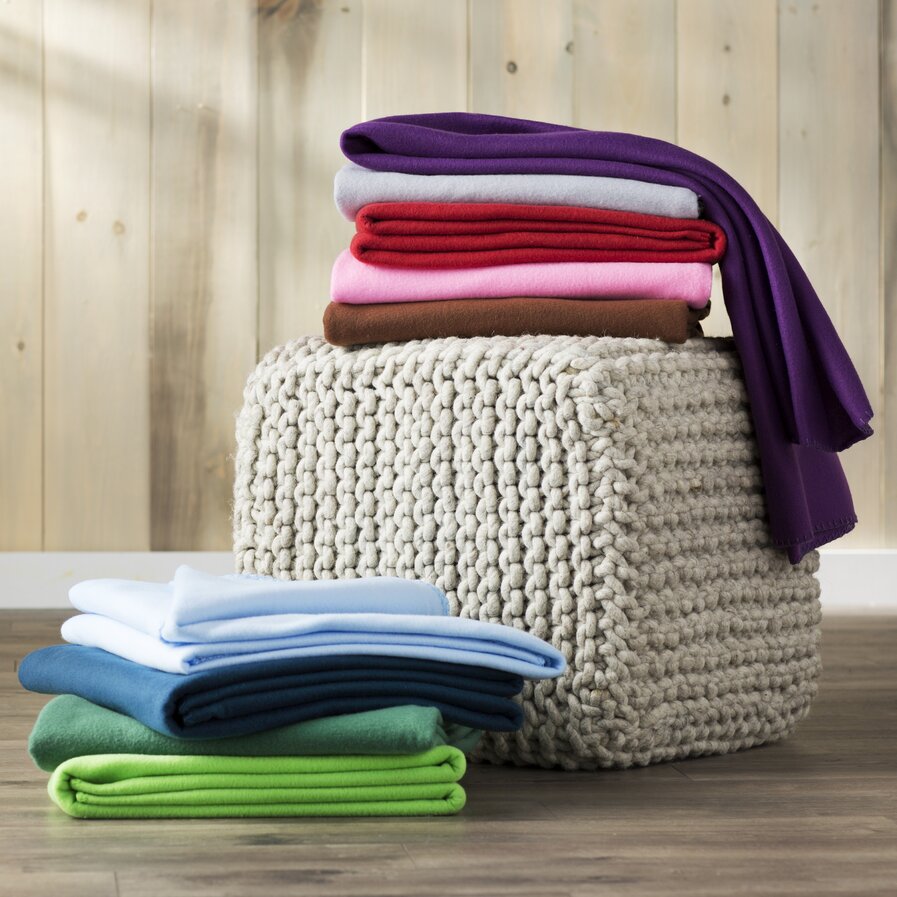 Wayfair Basics Fleece Throw Blanket