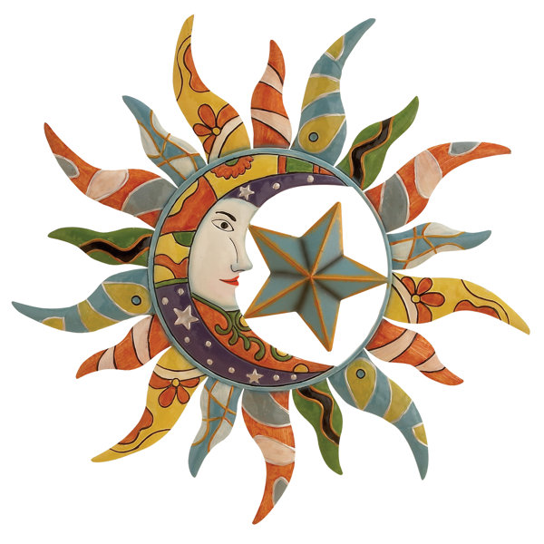 Sun Wall Decor world menagerie nature metal sun wall décor & reviews | wayfair Sun Wall Decor world menagerie nature metal sun wall décor & reviews | wayfair