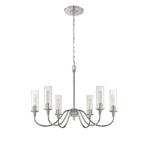 Eunice 6-Light Candle-Style Chandelier