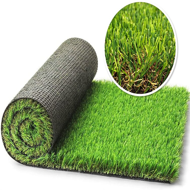 - Indoor Outdoor Garden Lawn Landscape Balcony Synthetic Turf Mat 30 Square FT Customized Sizes Realistic Artificial Grass Turf 3FTX10FT Thick Fake Grass Pet Pad