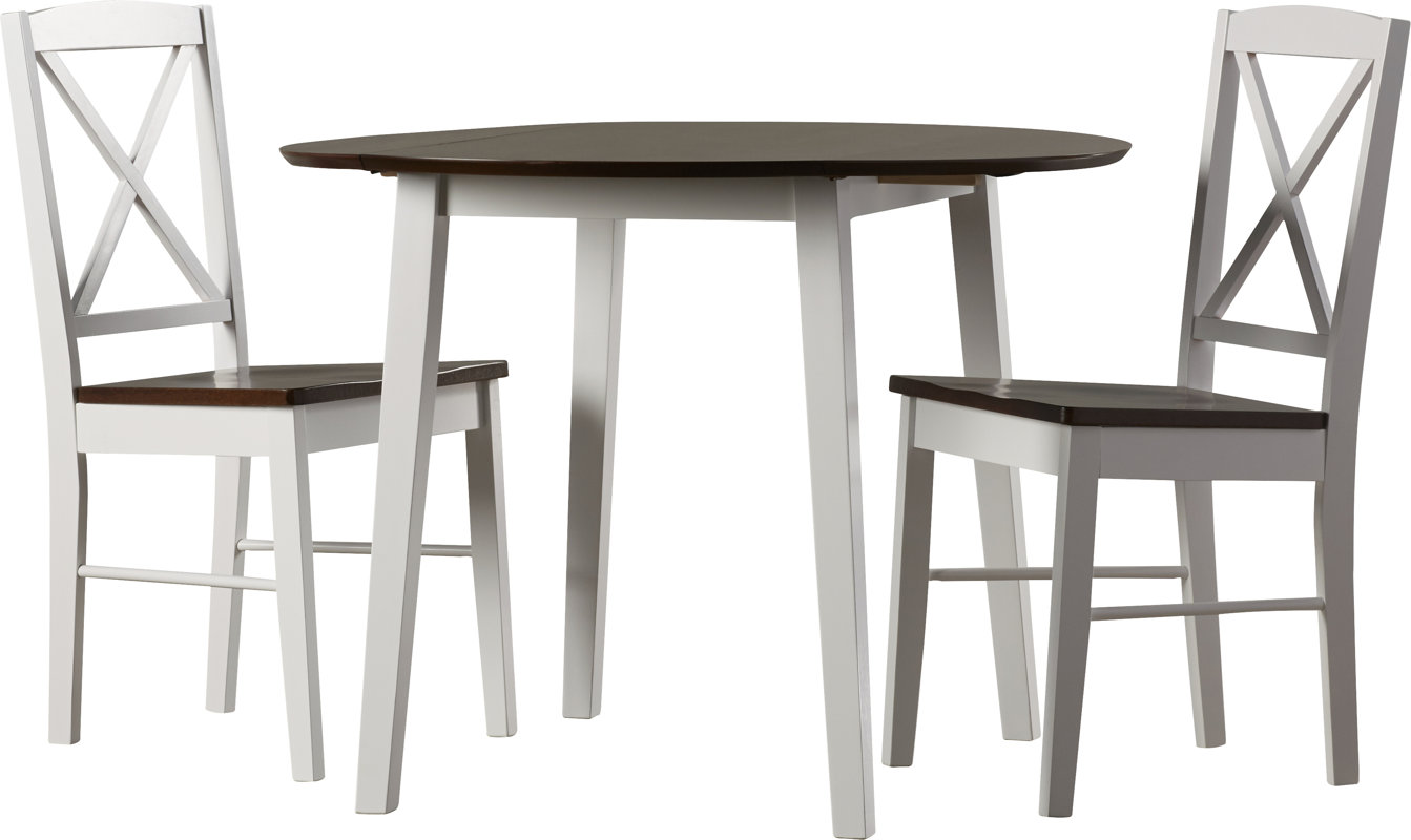Andover Mills Wiley 3 Piece Drop Leaf Dining Set & Reviews | Wayfair Andover Mills Wiley 3 Piece Drop Leaf Dining Set & Reviews | Wayfair