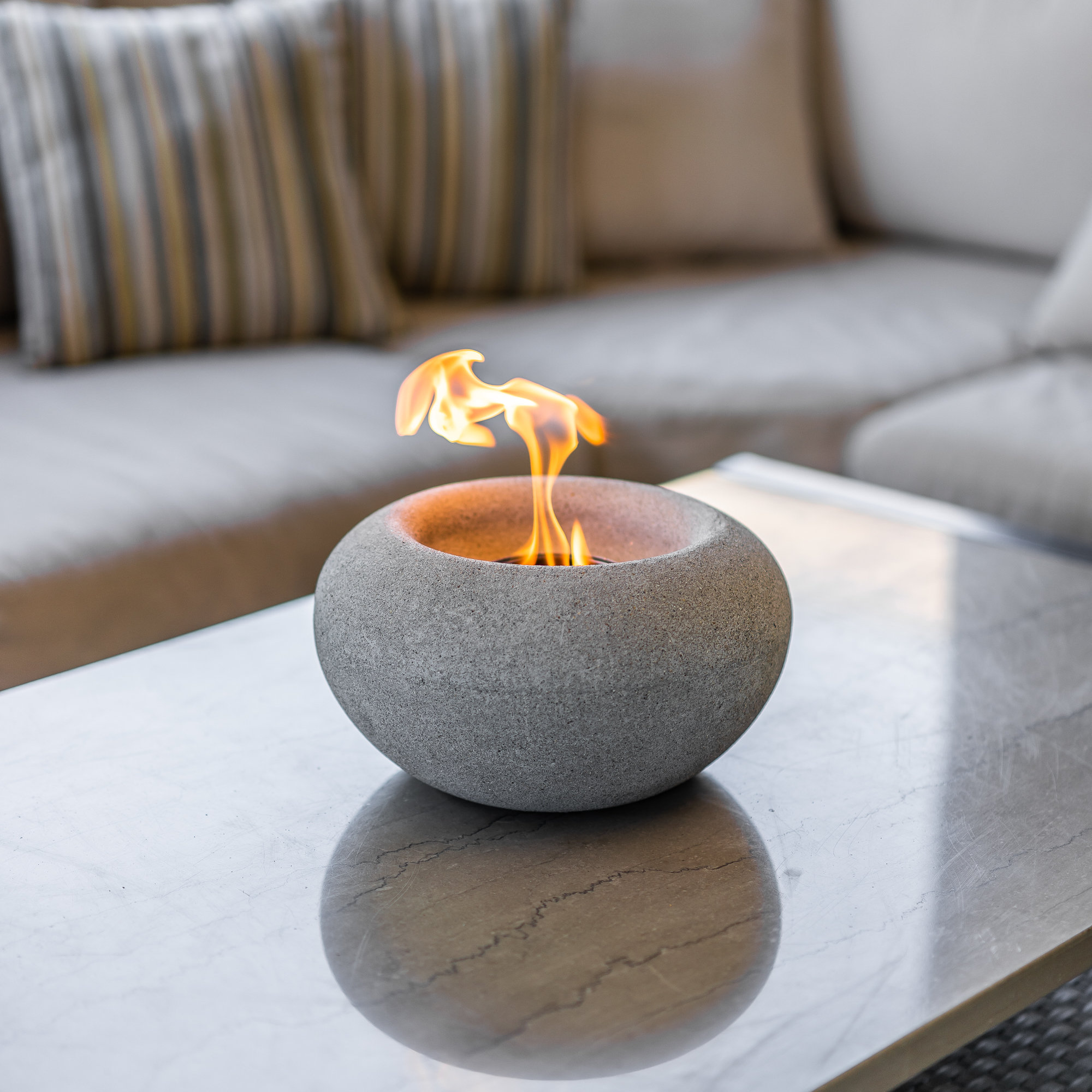 Terra Flame Stone Gel Fuel Tabletop Fireplace Wayfair