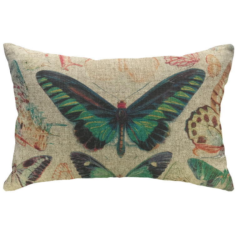 patterned lumbar pillow