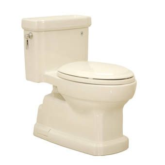 Toto Lloyd Eco 1 28 Gpf Elongated One Piece Toilet Seat Included Wayfair Ca