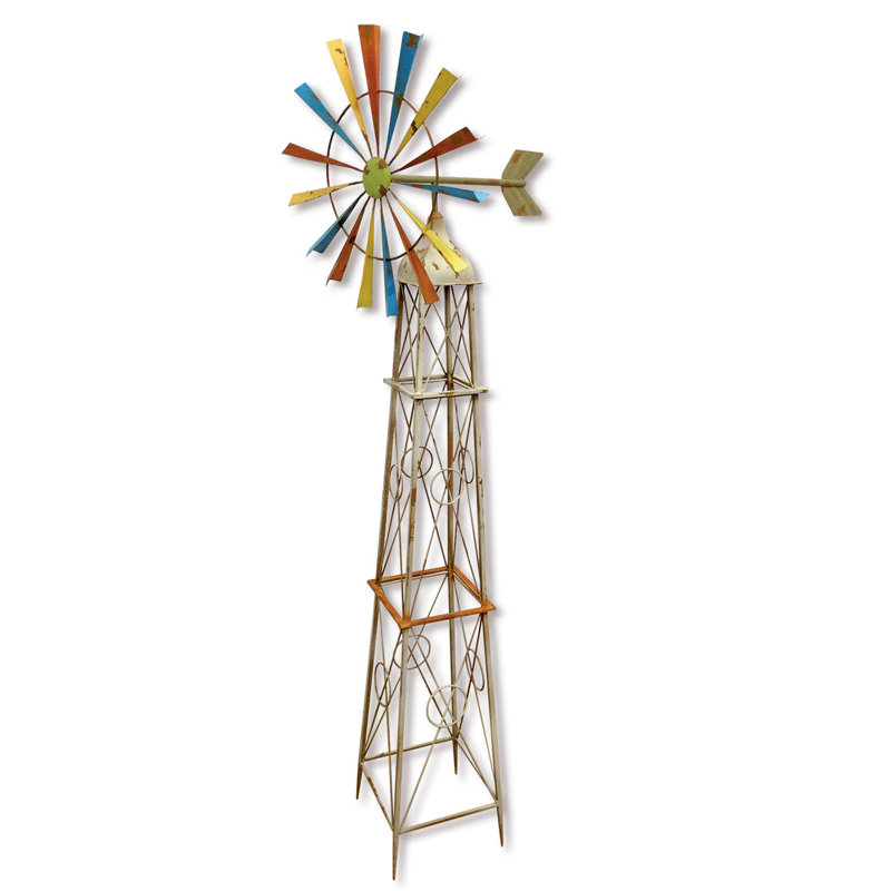 August Grove Stroud Colorful Rainbow Windmill Garden Stake Reviews Wayfair Bei wayfair.de erwartet dich ein reichhaltiges angebot an blumentöpfen. stroud colorful rainbow windmill garden stake
