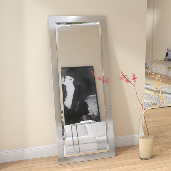 Wade Logan Industrial Beveled Full Length Mirror Reviews Wayfair