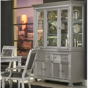 Go to store & view more images Rosdorf Park Mabe Lighted China Cabinet