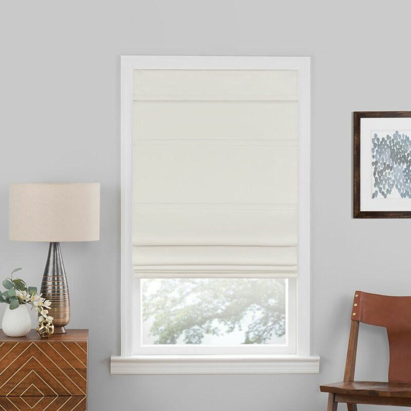 Symple Stuff Blackout Roman Shade | Wayfair