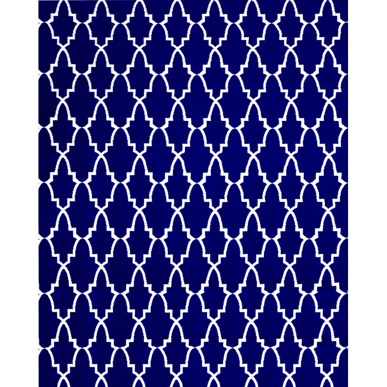 Mad Mats Power Loom Blue Indoor/Outdoor Rug & Reviews | Wayfair