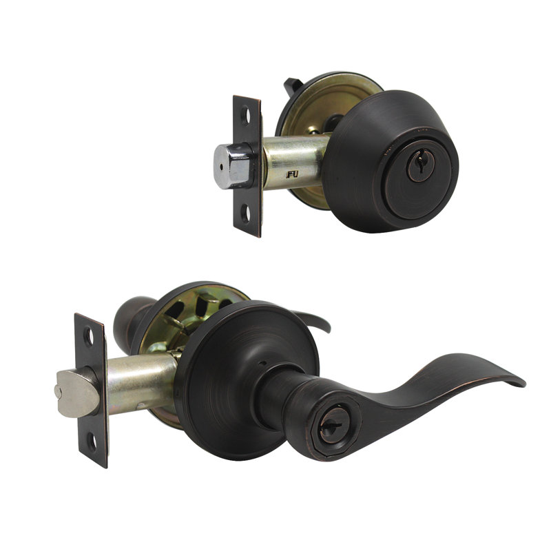 Probrico Complete Entry Lever Set with Single Cylinder