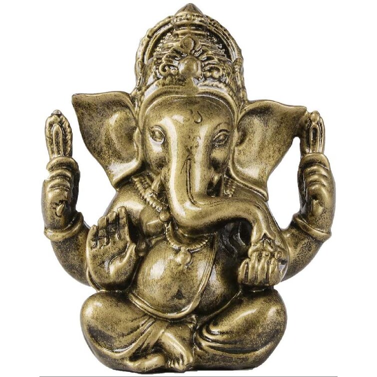Hindu God Ganesh Statue Ganesha Idol Mat Finish Gift Item 