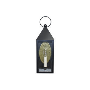 Go to store & view more images Michaela 1-Light Outdoor Wall Lantern by Longshore Tides