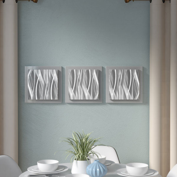 Orren Ellis 3 Piece Modern Essence Wall Decor Set Reviews Wayfair
