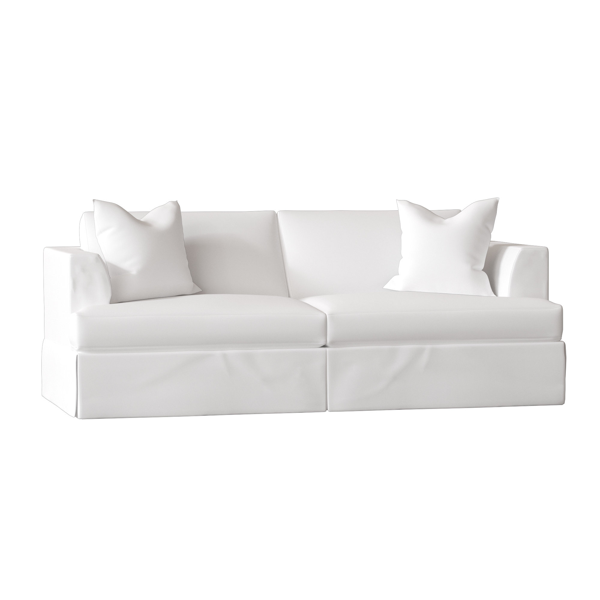 Wayfair Custom Upholstery Carly 93 W Recessed Arm Sofa Bed Wayfair Custom Upholstery Carly 93 W