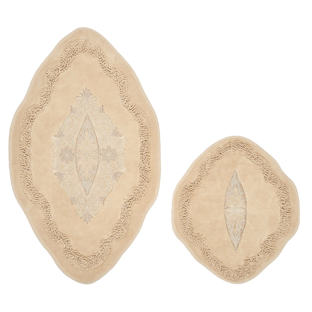 Hanah Home 2-tlg. Badematten-Set