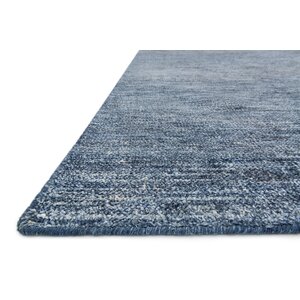 Serena Knotted Blue Area Rug