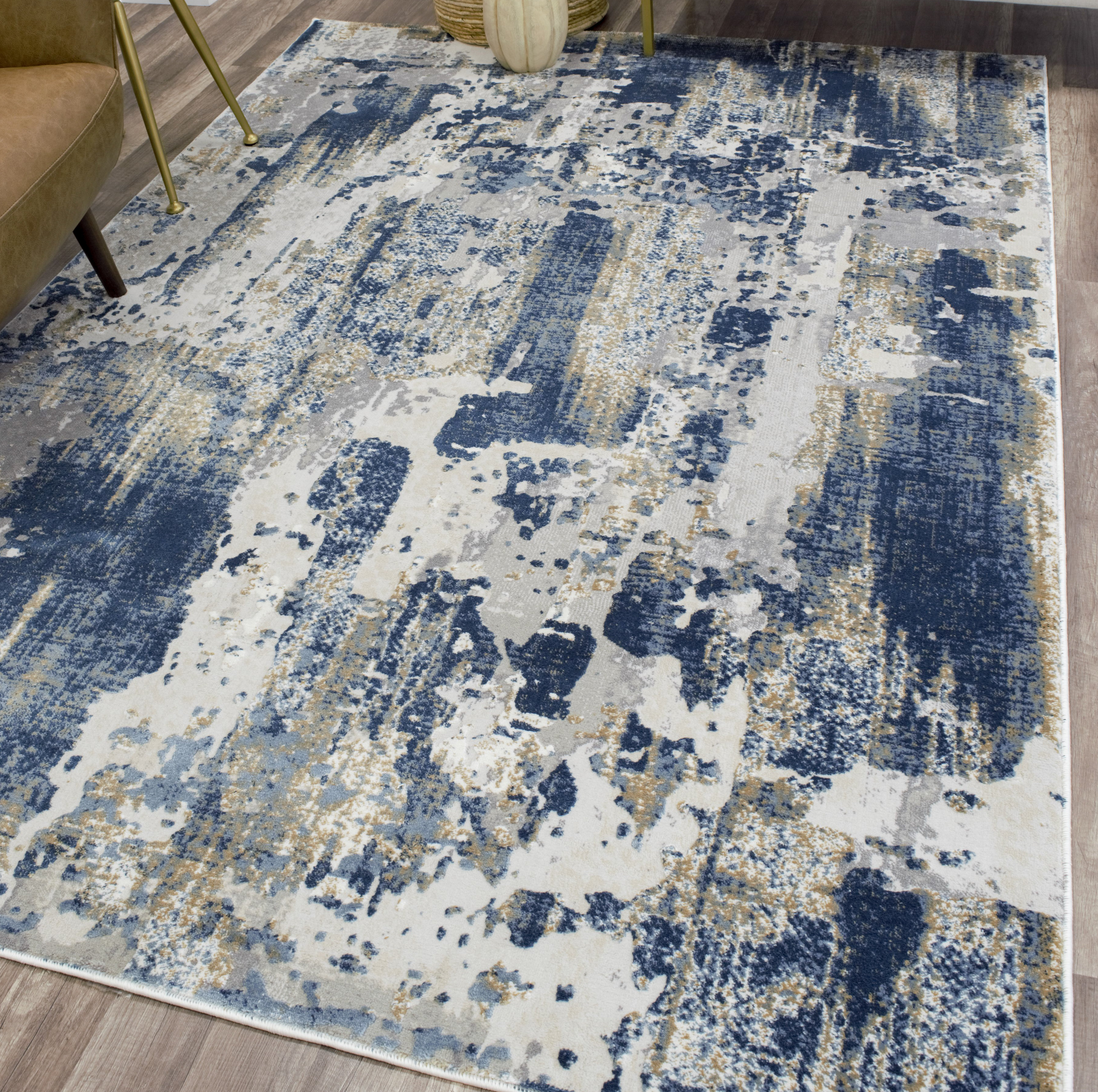 Astor Vintage Shire Blue Gray Area Rug Astor Vintage Shire Blue Gray Area Rug