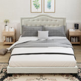 Tifany Queen Upholstered Standard Bed by Ophelia & Co.