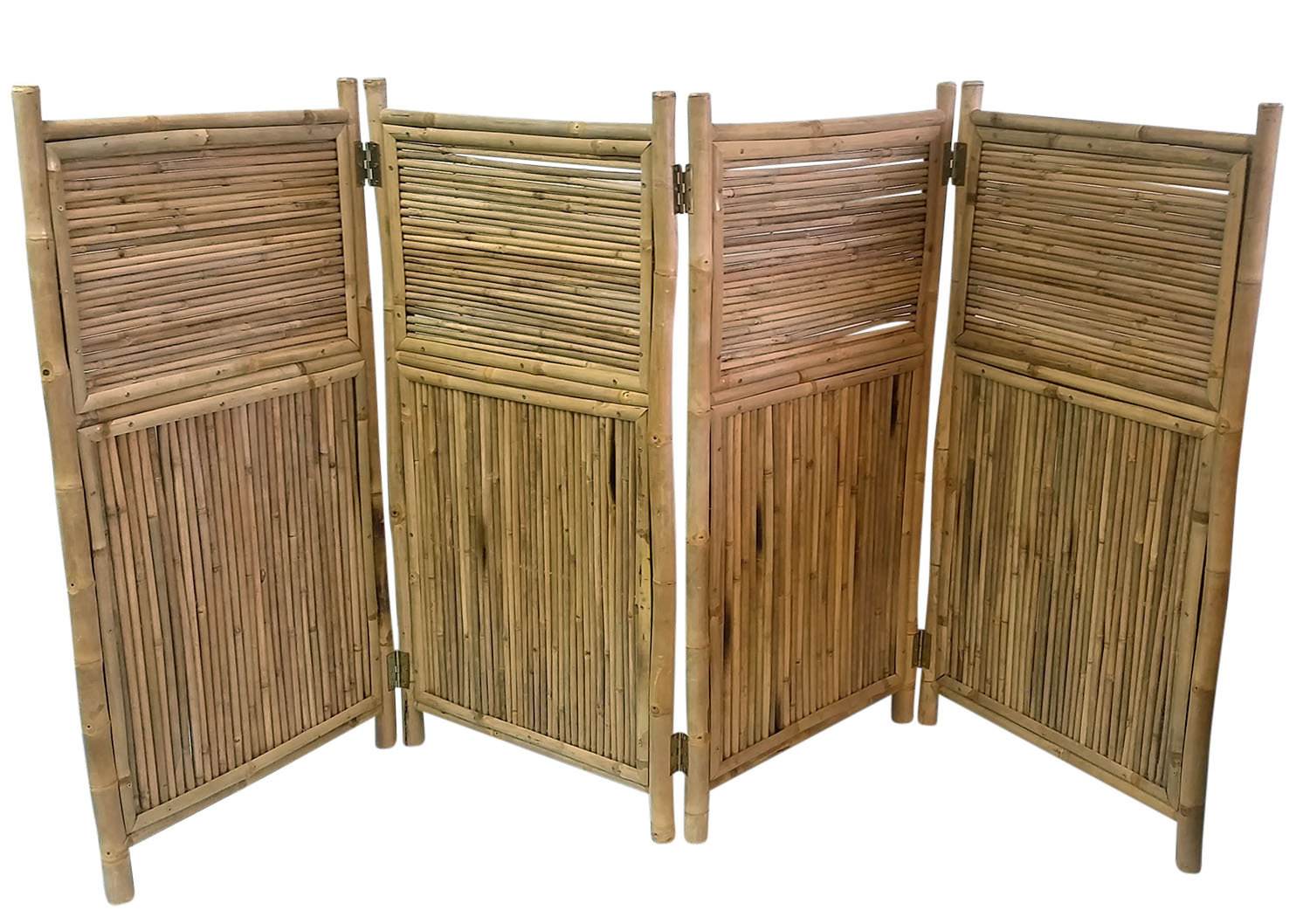 MGP 4 Panel Bamboo/Rattan Folding Room Divider & Reviews Wayfair