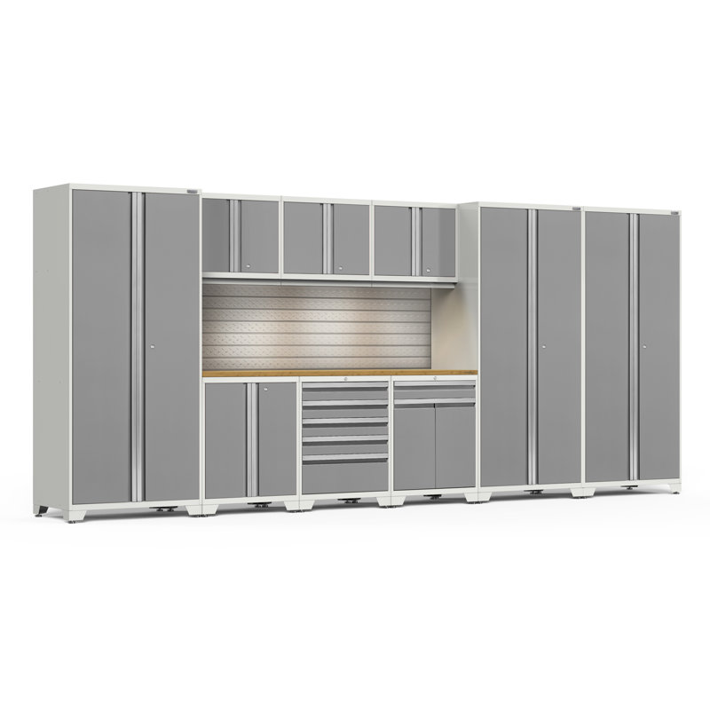 NewAge Products Wall Cabinet Welded Steel 24 Gauge Gray 24 in x 18 in x 12 in