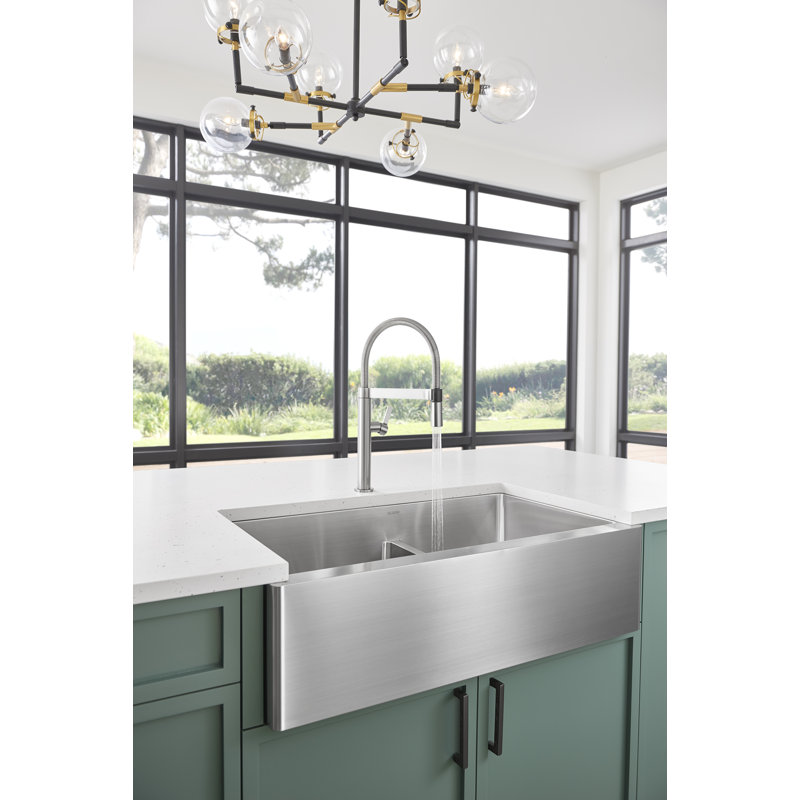 Blanco Culina Mini SemiPro Pull Down Single Handle Kitchen Faucet