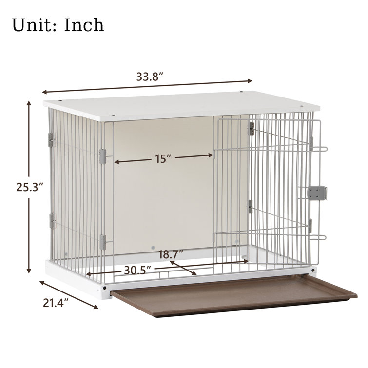 34 inch dog crate