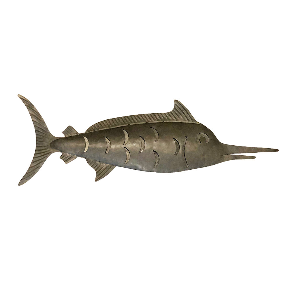 Eangee Home Design Marlin Galvanized Metal Wall Décor Wayfair