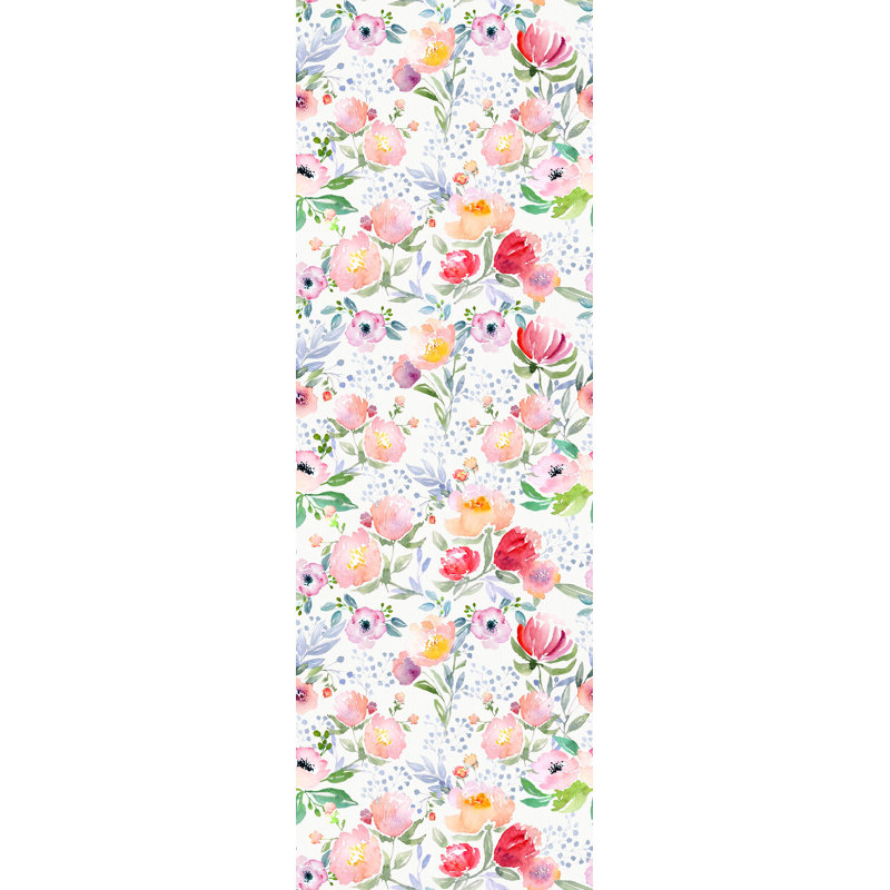 Bungalow Rose Hollister Removable Watercolor Bright Flowers