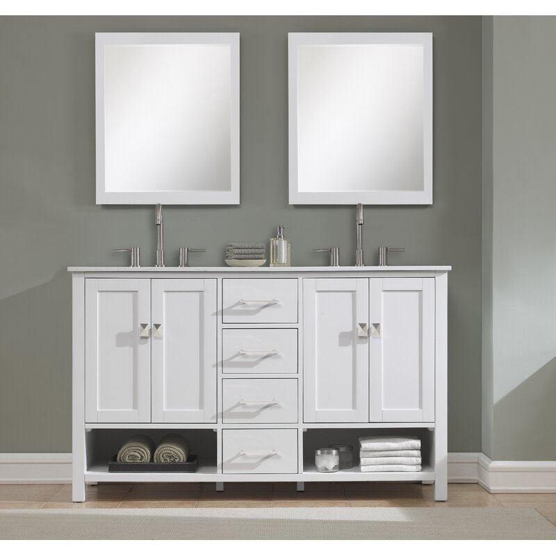 Highbury Furnishings Goettingen Double Bathroom Vanity Set & Reviews