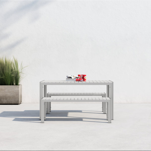 Outdoor Dining Bench Set Wayfair