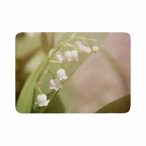 Angie Turner Lily of the Valley Memory Foam Bath Rug