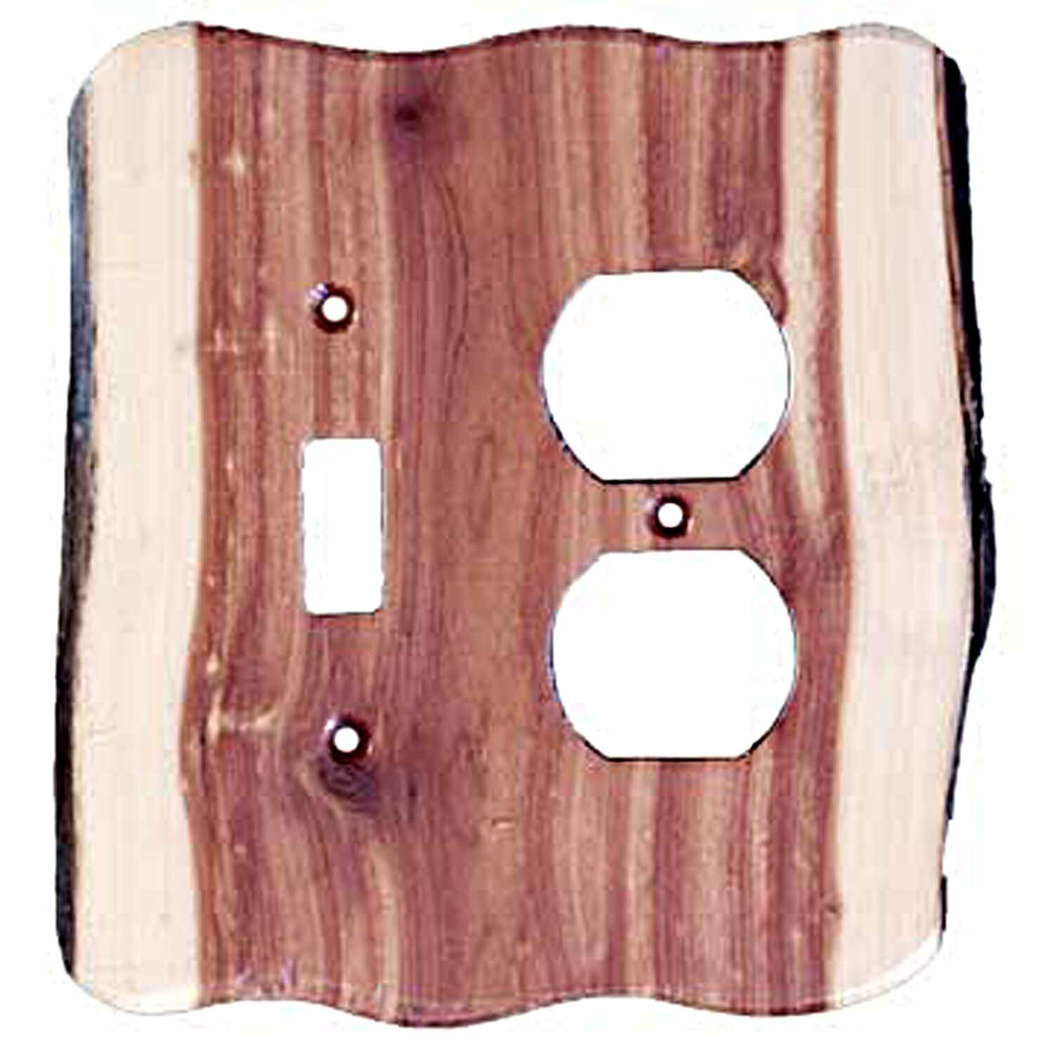 IRVIN'S TINWARE RUSTIC TRIPLE SWITCHPLATE