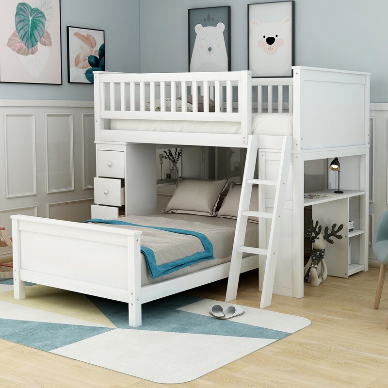 bunk beds with drawers for sale