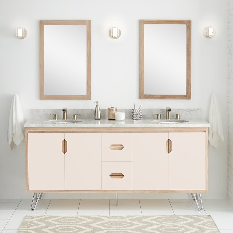 Signature Hardware Millie 73 Double Bathroom Vanity Set Wayfair Ca