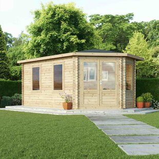 Privett 17 X 10 Ft. Tongue & Groove Log Cabin By Sol 72 Outdoor